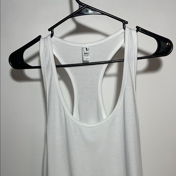 Next Level Apparel White Sleeveless Relaxed Tank Top - Picture 3 of 7
